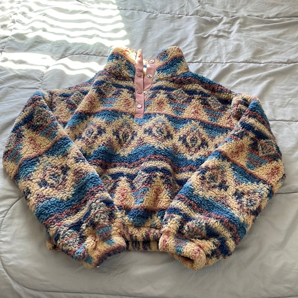 sherpa pullover